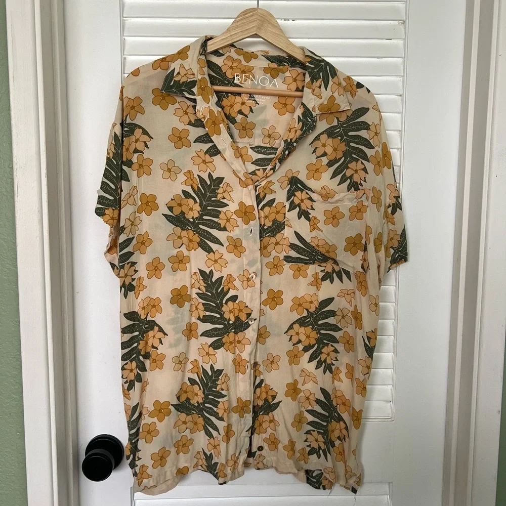 Benoa puakeikei/lauae Shirt dress - Picture 1 of 3